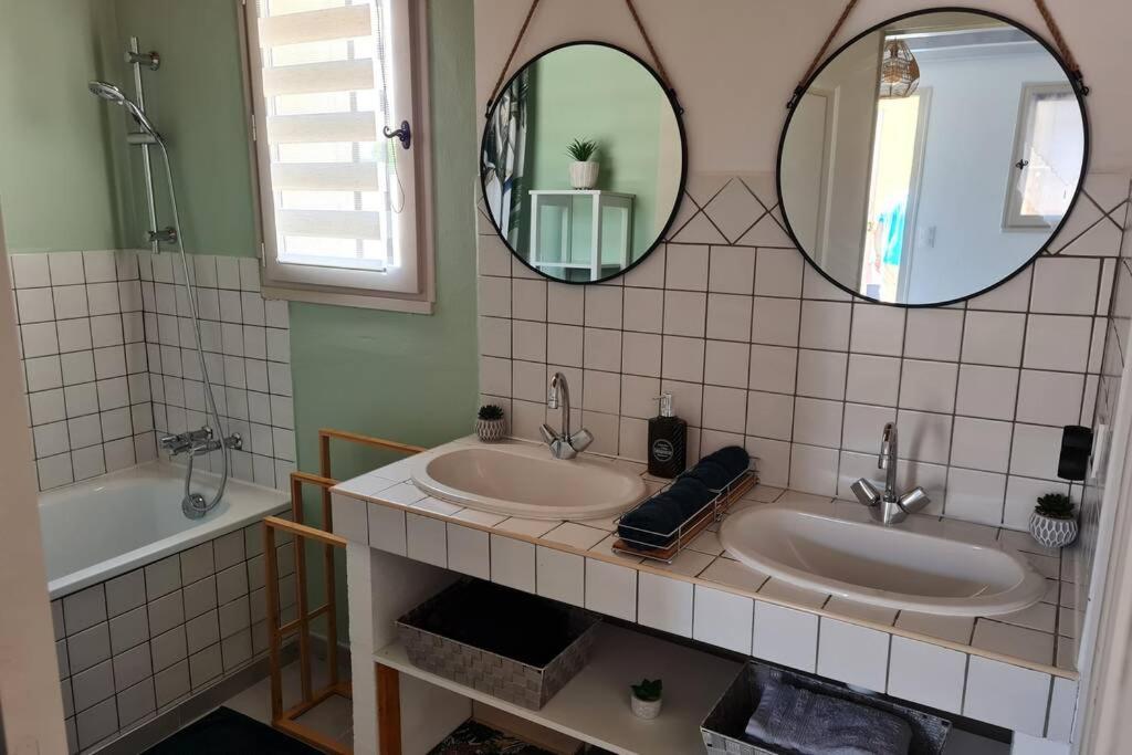 Appart Cosy Avec Son Exterieur Chaleureux,Piscine Et Parking Prive فونتفيل المظهر الخارجي الصورة